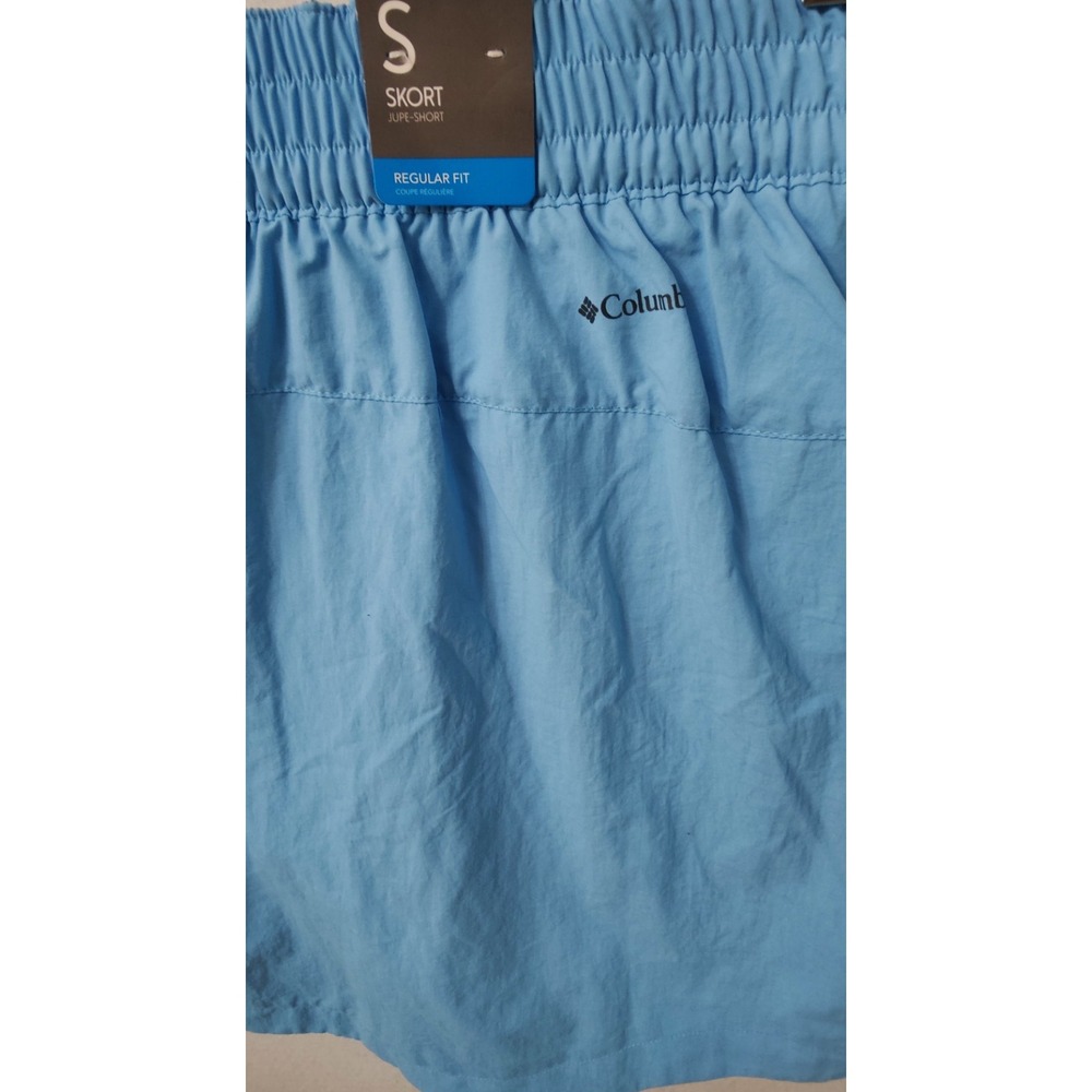 Columbia Women's Summerdry Skort Size S/P Color Dark‎ Blue And Light Blue - Picture 6 of 13